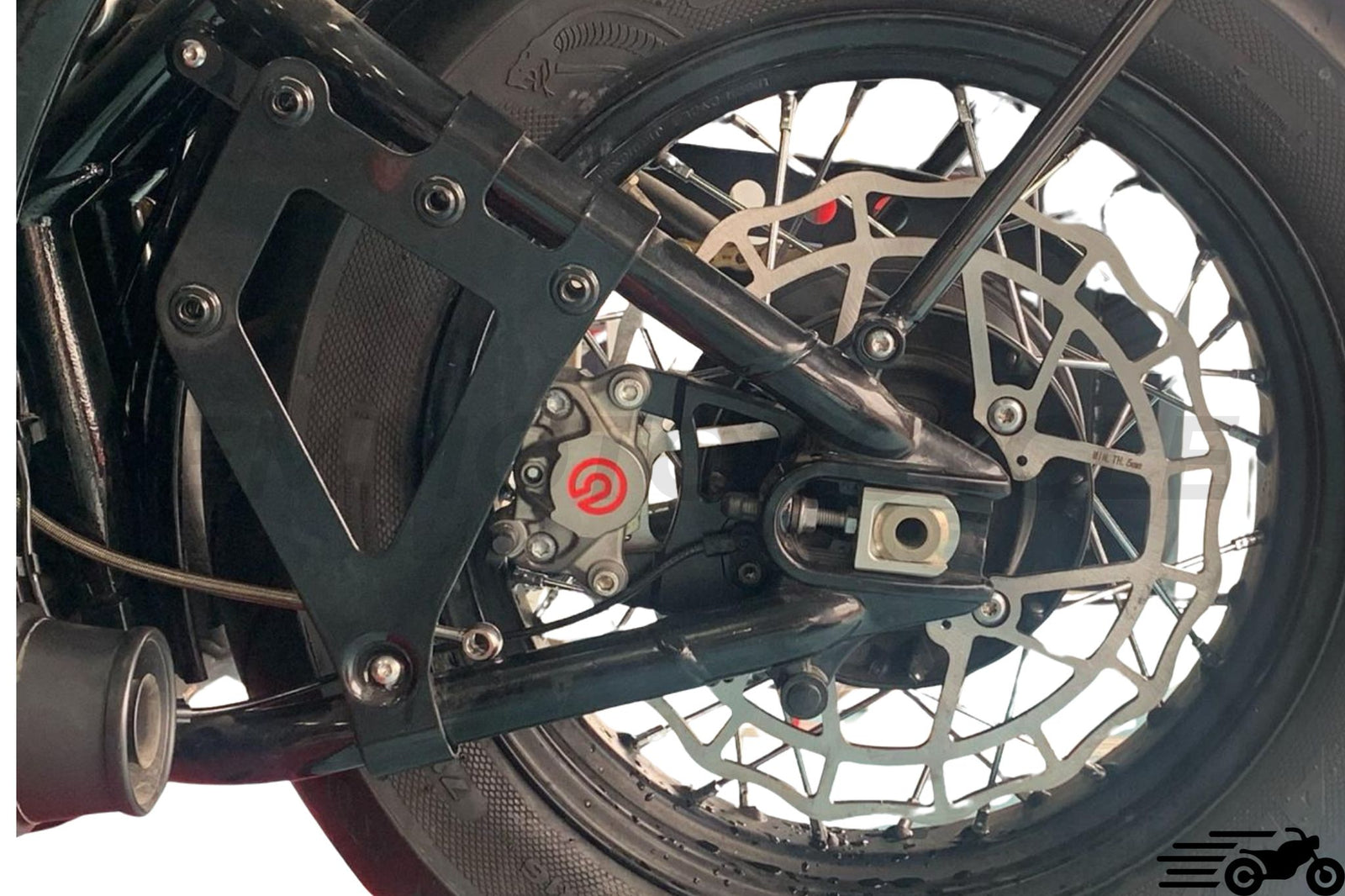 Kit disque arrière perf Triumph Bobber