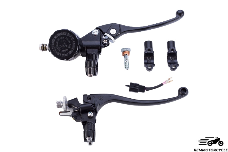 Levier de frein moto vintage et embrayage 22 mm