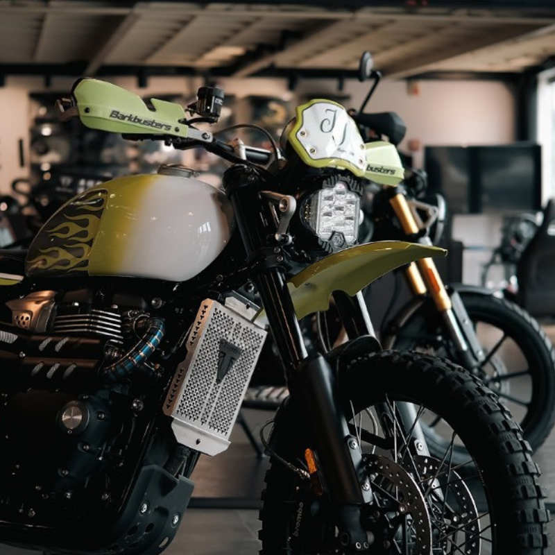 Phare LED Baja 7″ ultra-lumineux pour Triumph Scrambler 1200