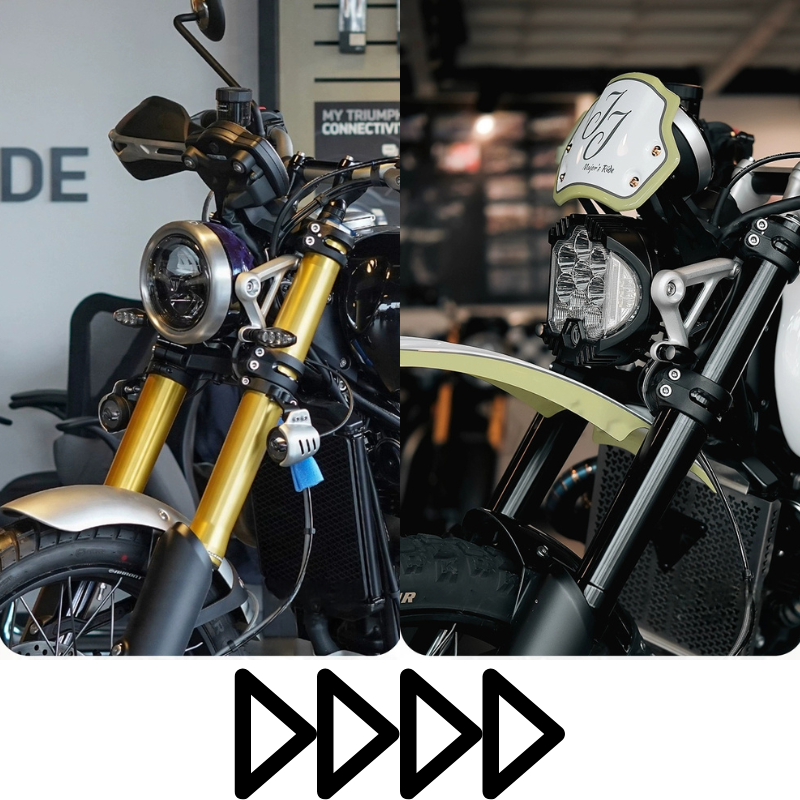 Phare LED Baja 7″ ultra-lumineux pour Triumph Scrambler 1200