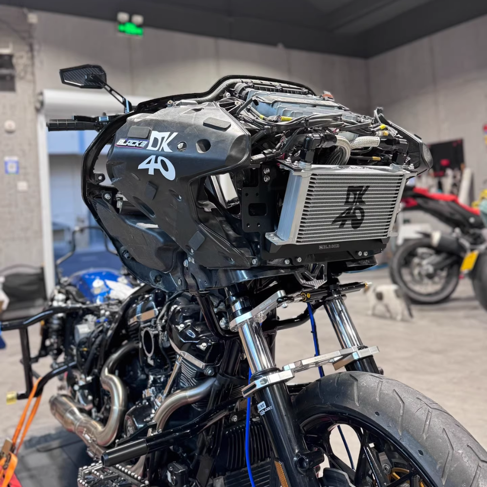 Oversized Oil Cooler – Harley Road Glide w/ Baja S2 Compatibility