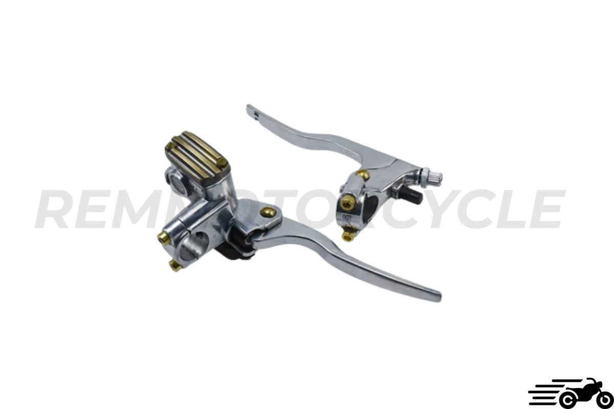 Dźwignia hamulca motocyklowego oraz wypolerowana dźwignia motocyklowa i mosiężna dźwignia 22 lub 25 mm Nowe wersje