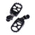 Reposes pieds aluminium plats Triumph Bonneville