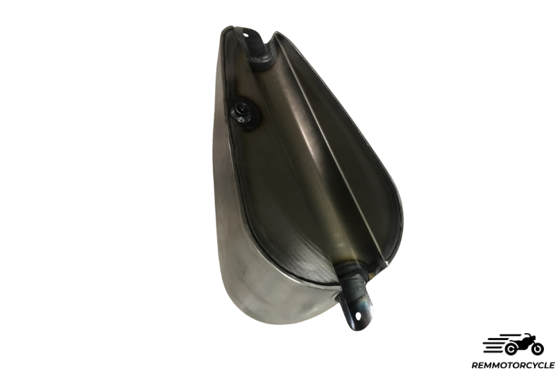 Zbiornik benzynowy 9.6L RAW - styl helikoptera / bobbera