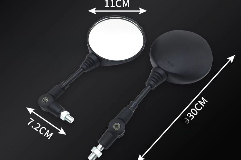 Rétroviseurs moto réglables pliable anti-chute 360°