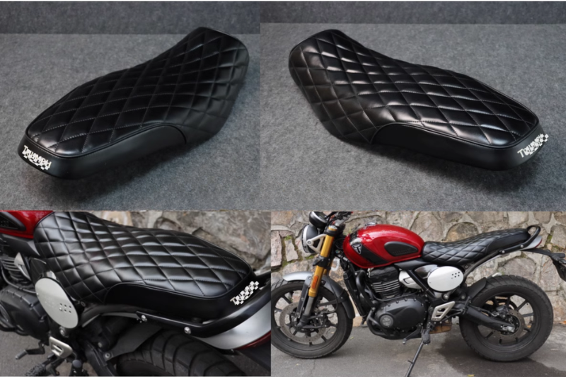 Selle Triumph Speed 400 Scrambler 400X diamant noir