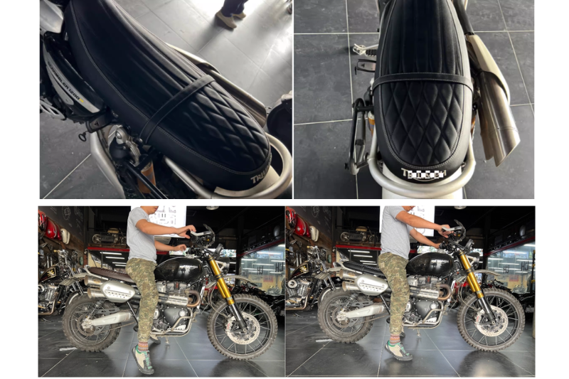 Selle abaissée Triumph Scrambler 1200 XC/XE