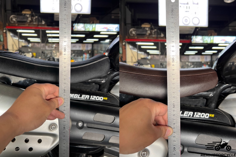 Selle abaissée Triumph Scrambler 1200 XC/XE