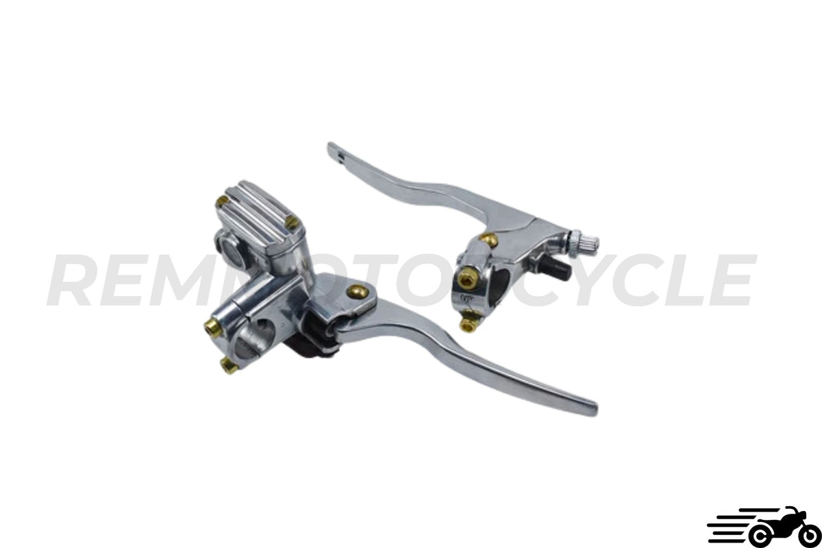 Dźwignia hamulca motocyklowego oraz wypolerowana dźwignia motocyklowa i mosiężna dźwignia 22 lub 25 mm Nowe wersje