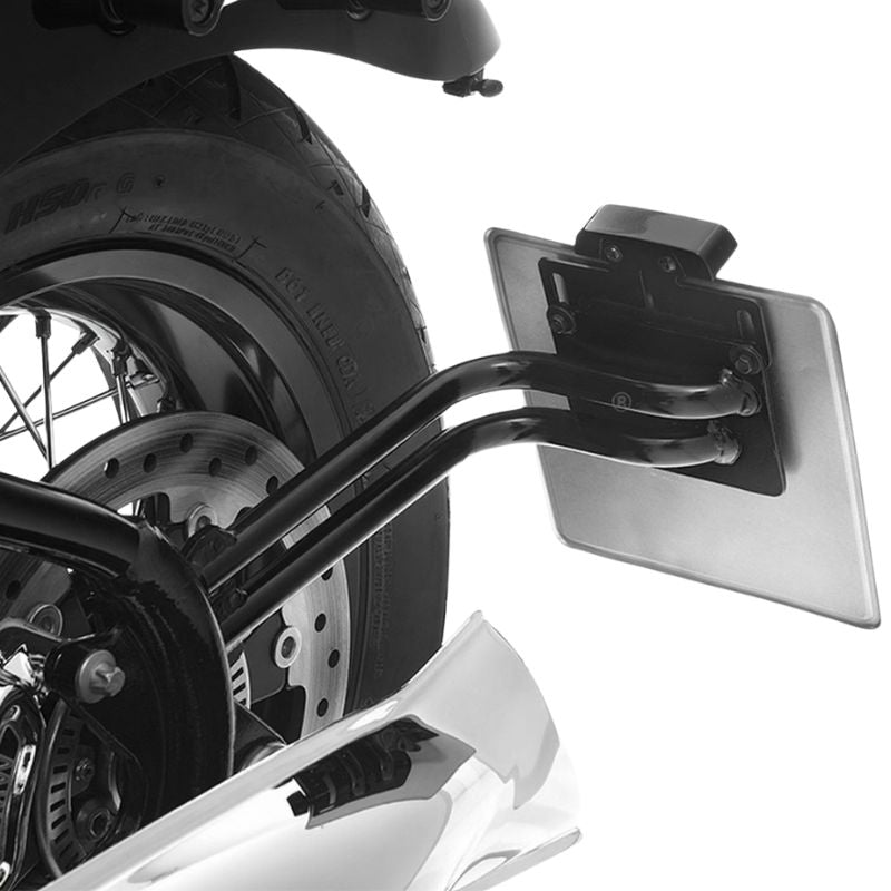 Support plaque arrière BMW R18 Aluminium Noir