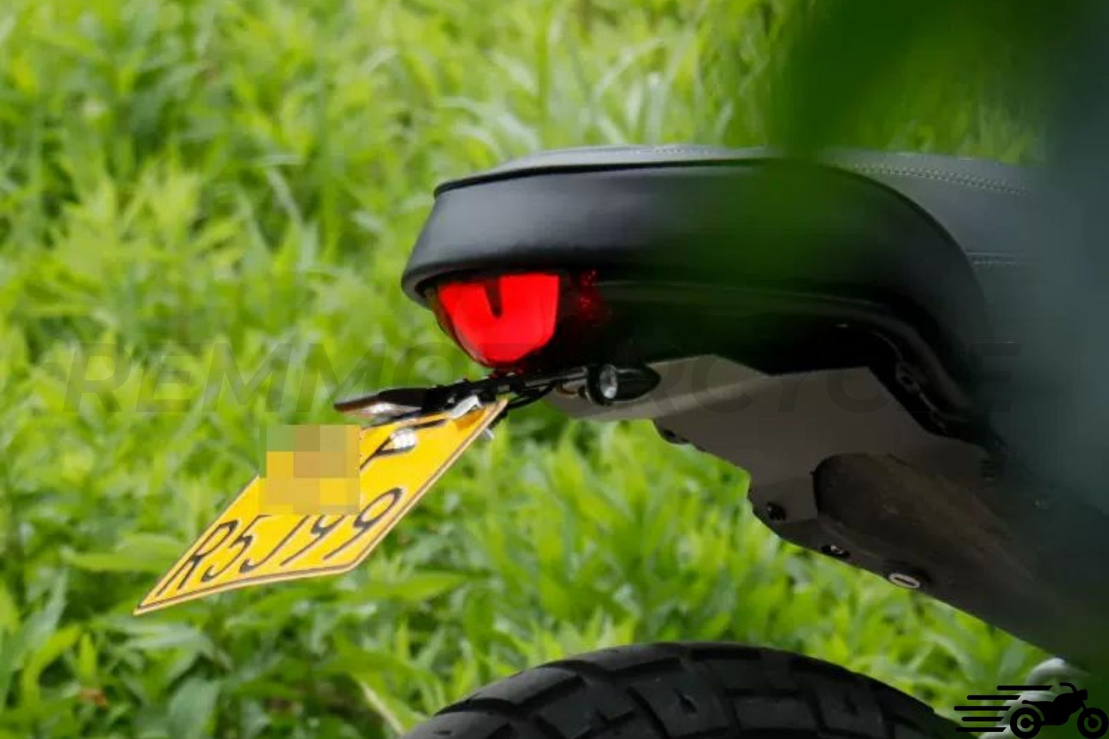 Support de plaque plus signalisation Ducati Scrambler