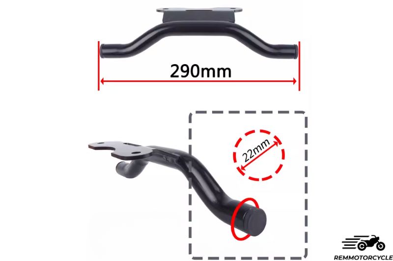 Support phare additionnel Honda CL500