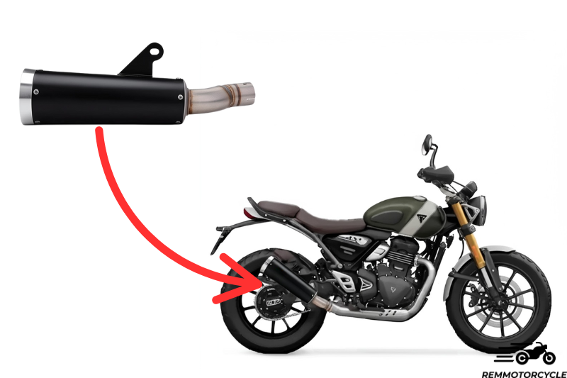 Echappement TRIUMPH 400X - Speed 400