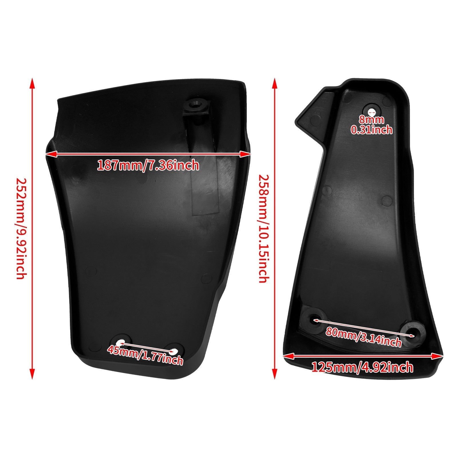 Cache-batterie léger Harley Softail 2018+