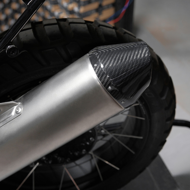 Cache d’embout d’échappement carbone – BMW R12GS