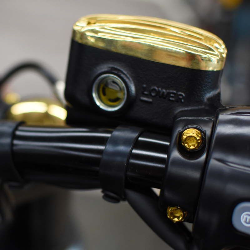 Couvercle maître-cylindre Triumph Classics (Laiton/Alu)