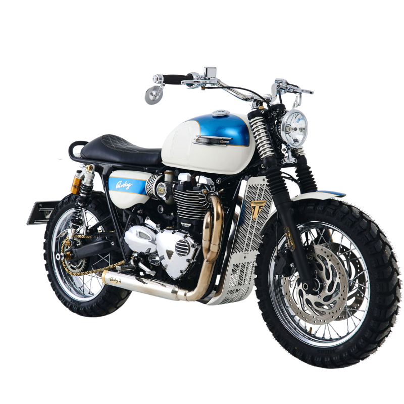 Couvercles de carter chromés pour Triumph Twin