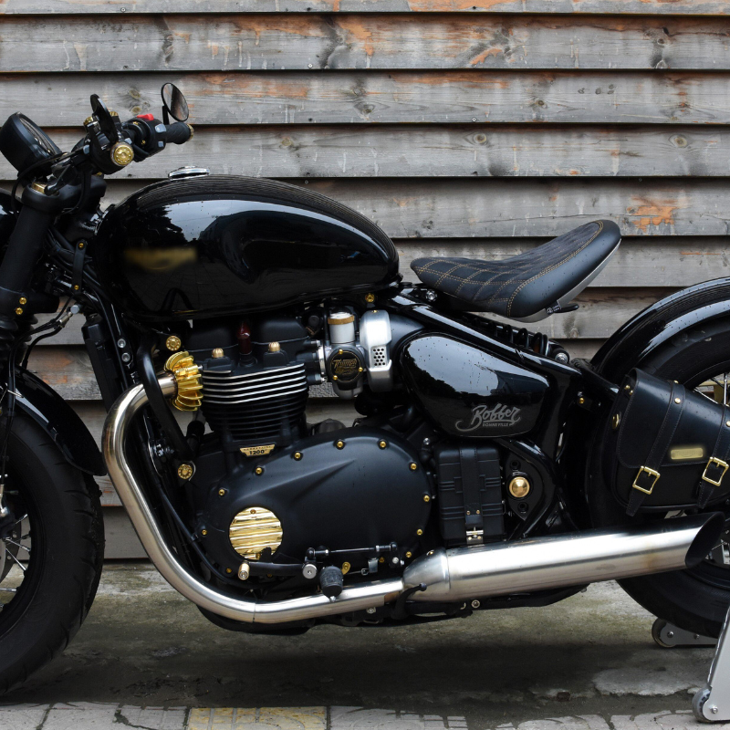 Couvercles de carter laiton/alu - Triumph Bobber & Classic