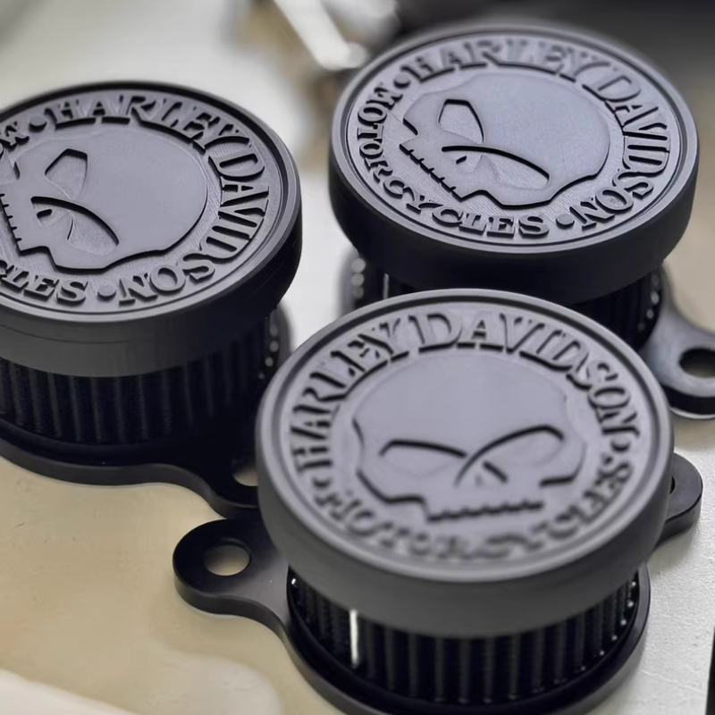 Kompaktowy filtr powietrza Skull do Harley Sportster EVO (883 / 1200)