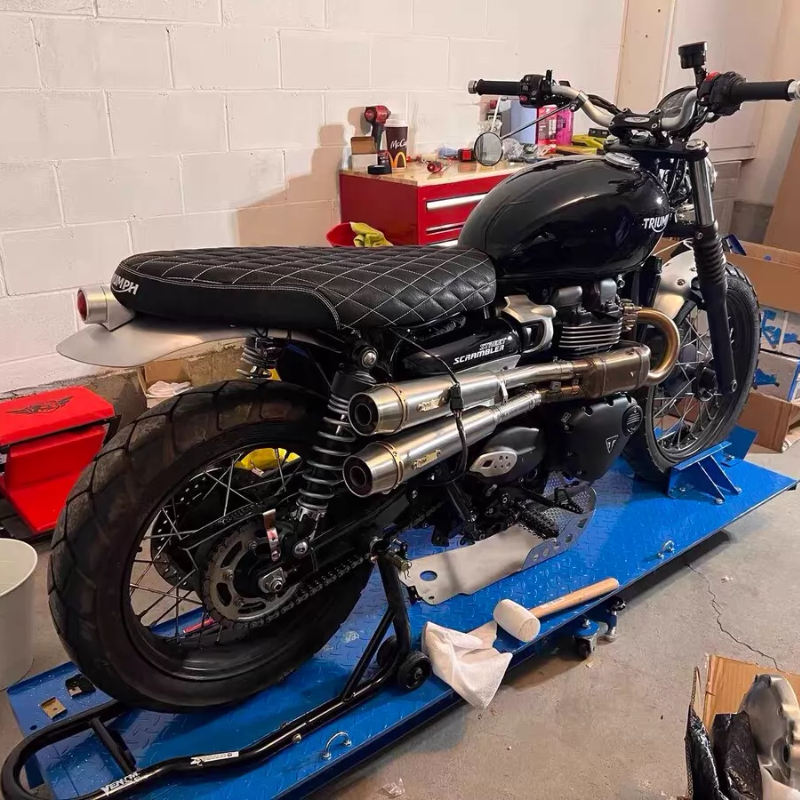 Garde-boue arrière court alu – Triumph Bonneville/Street Twin