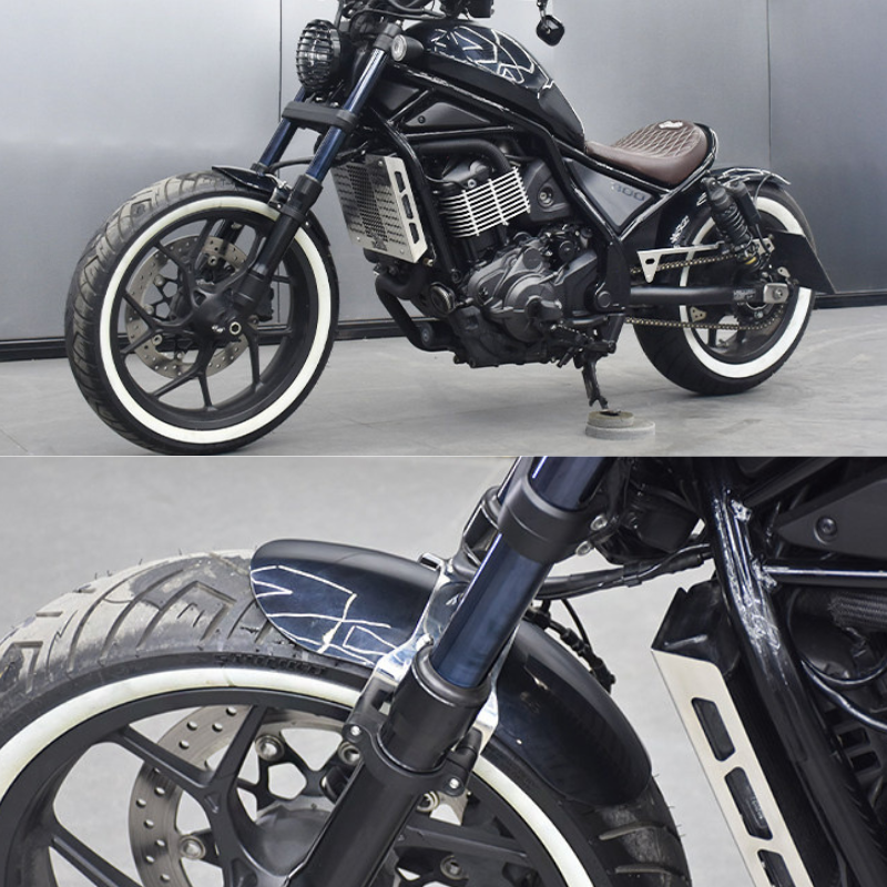 Garde-boue avant court aluminium CM1100