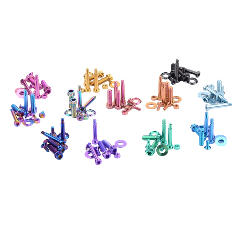 Kit vis titane maître-cylindre RXC (8 pièces)