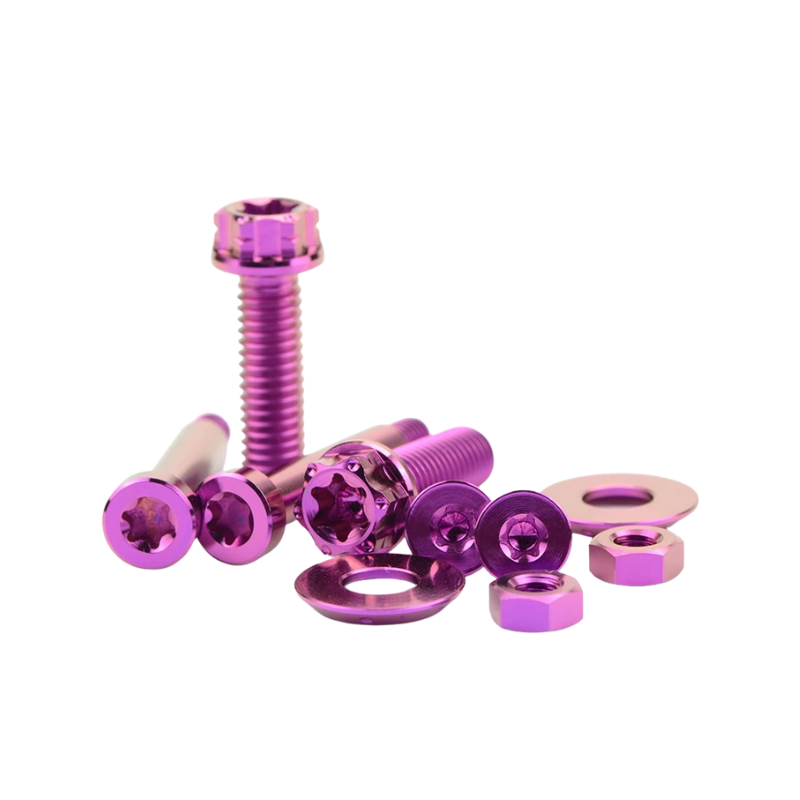 Kit vis titane maître-cylindre RXC (8 pièces)