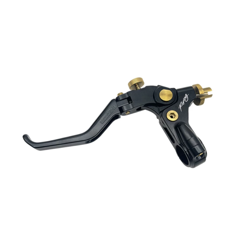 Levier d’embrayage assisté 2 doigts 7075 – Noir/Or