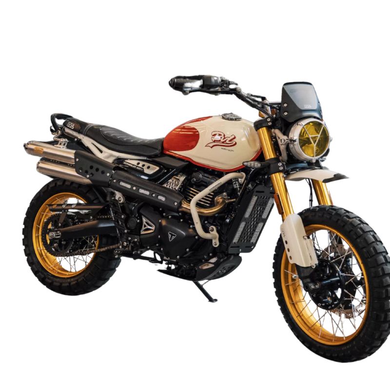 ligne d'échappement complète grave puissant Triumph 400X