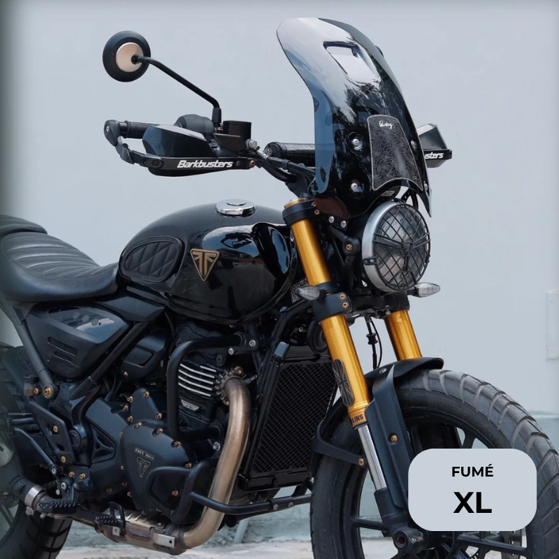 Pare-brise Expédition avec support – Triumph Scrambler 400 X / XC