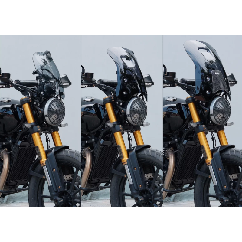 Pare-brise Expédition avec support – Triumph Scrambler 400 X / XC