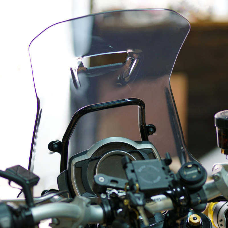 Pare-brise expédition + supports – Triumph Scrambler 1200 X/XC/XE