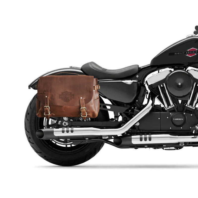 Sacoche latérale + support – Sportster 883/1200