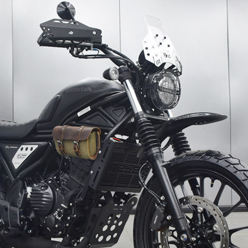 Szyba czołowa aluminiowa + szyba plexi - Honda CL500