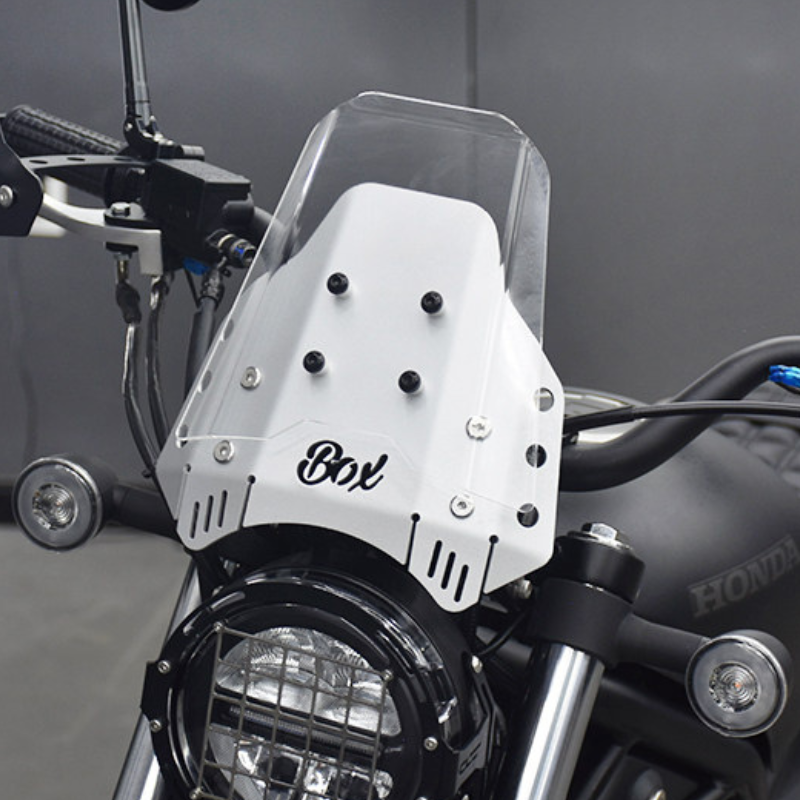 Szyba czołowa aluminiowa + szyba plexi - Honda CL500