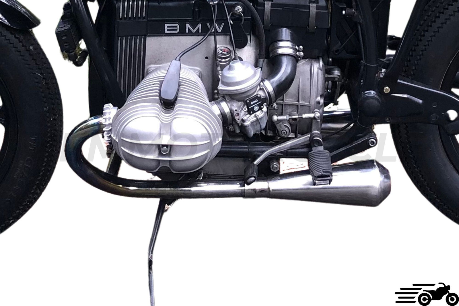 Silent BMW krótka stal nierdzewna