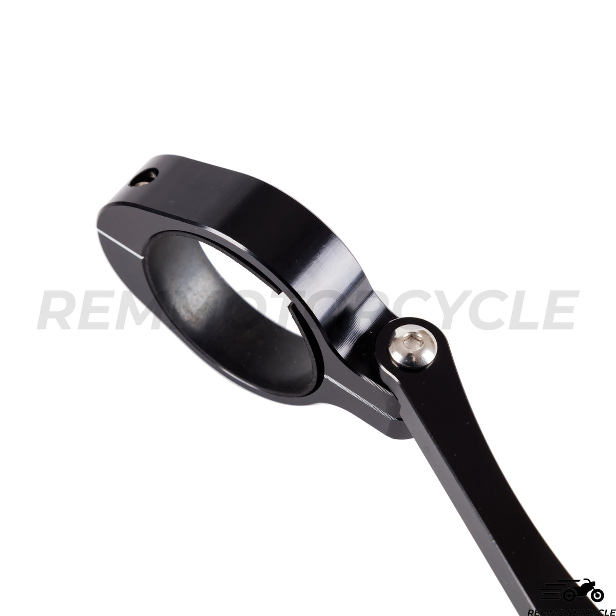 Wsparcie świadczeń przed 33 do 58 mm czarnym aluminium