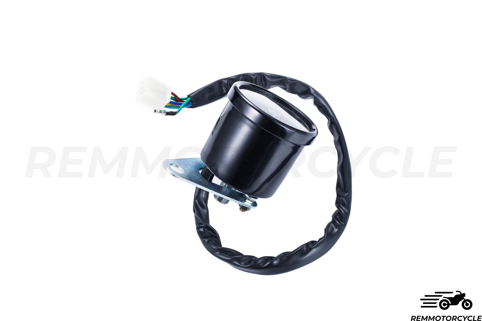 Uniwersalny motocykl km/h czarny lub chromowy licznik wskaźników