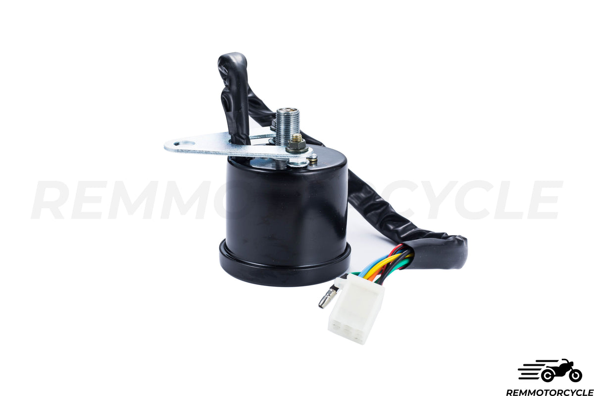 Uniwersalny motocykl km/h czarny lub chromowy licznik wskaźników