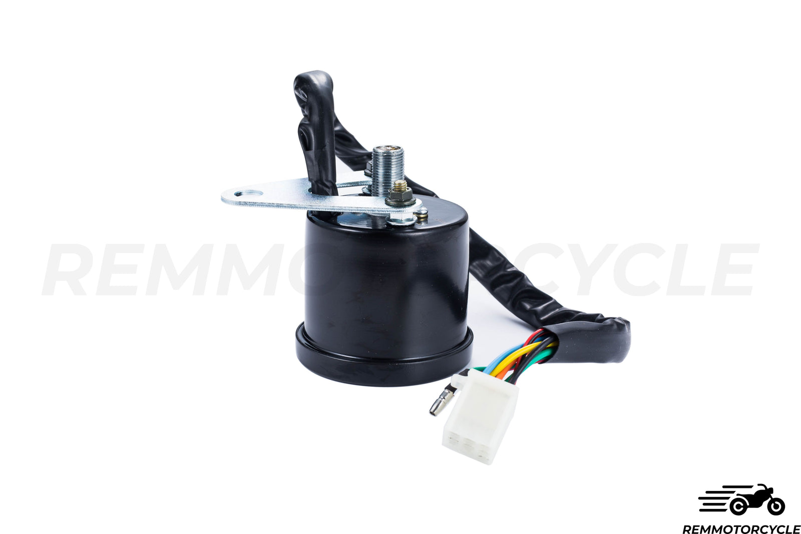 Uniwersalny motocykl km/h czarny lub chromowy licznik wskaźników