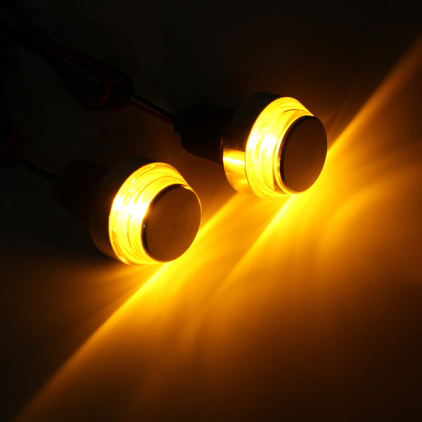 Paire de Clignotants Bouts de Guidon Bulles - REMMOTORCYCLE