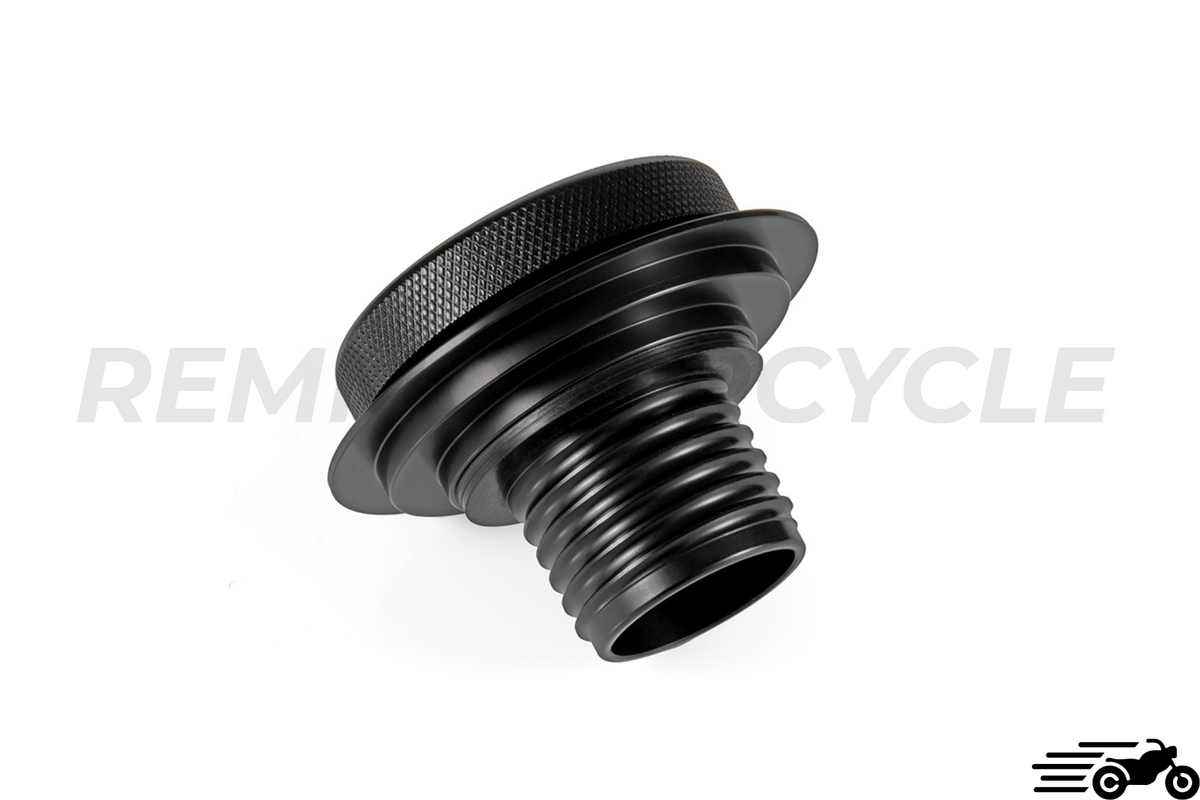 Black Reservoir Cap lub Chrome BMW R Series