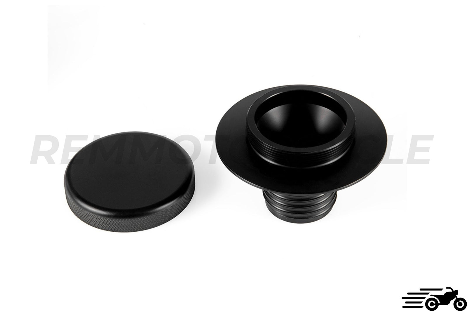 Black Reservoir Cap lub Chrome BMW R Series