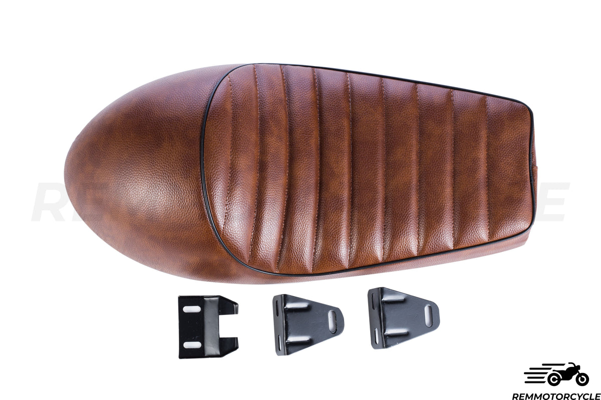 Motorcycle Saddle Cafe Racer Brown