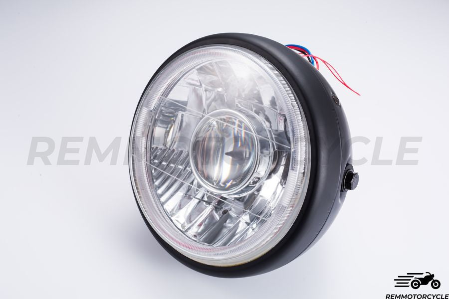 Latarnia morska przed 19 cm czarny / halo niebieski