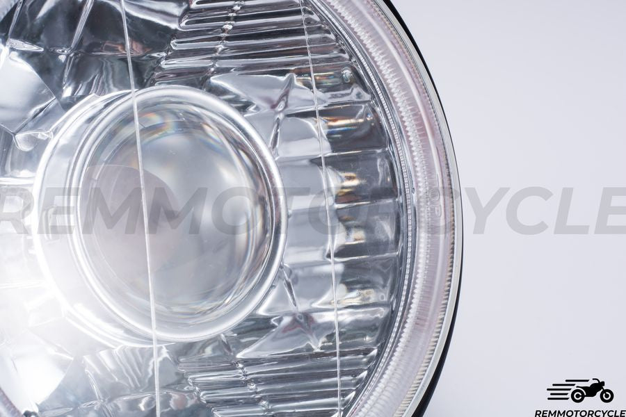 Latarnia morska przed 19 cm czarny / halo niebieski