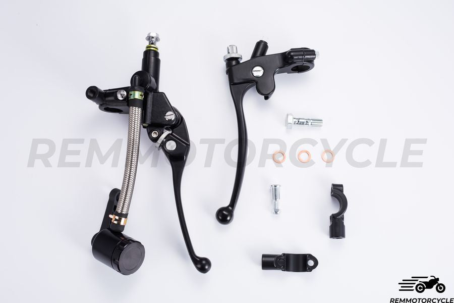 Zestaw dźwigni hamulcowej motocyklowej i wyścigi wyścigowe w stylu vintage wyścigi motocyklowe 22 mm