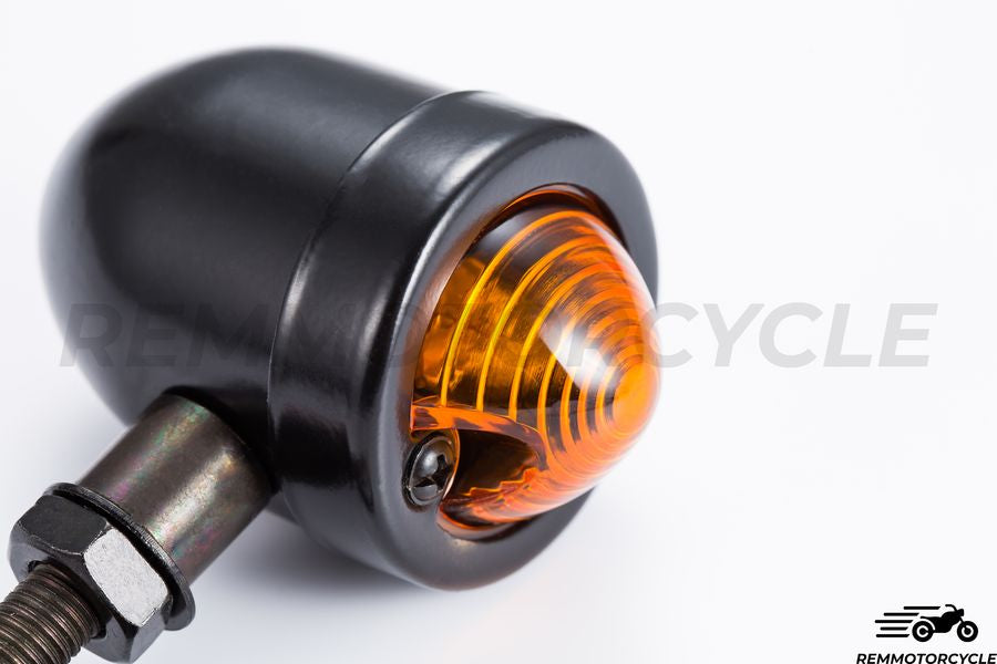 Para tury sygnałów Bullet Metal Black or Chrome