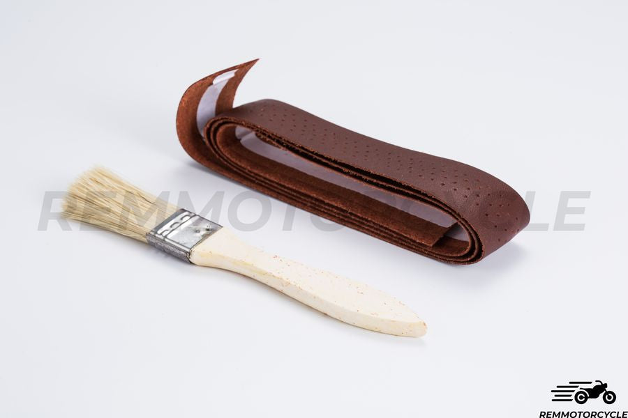 Skórzane uchwyty motocykla / dostępne kilka kolorów