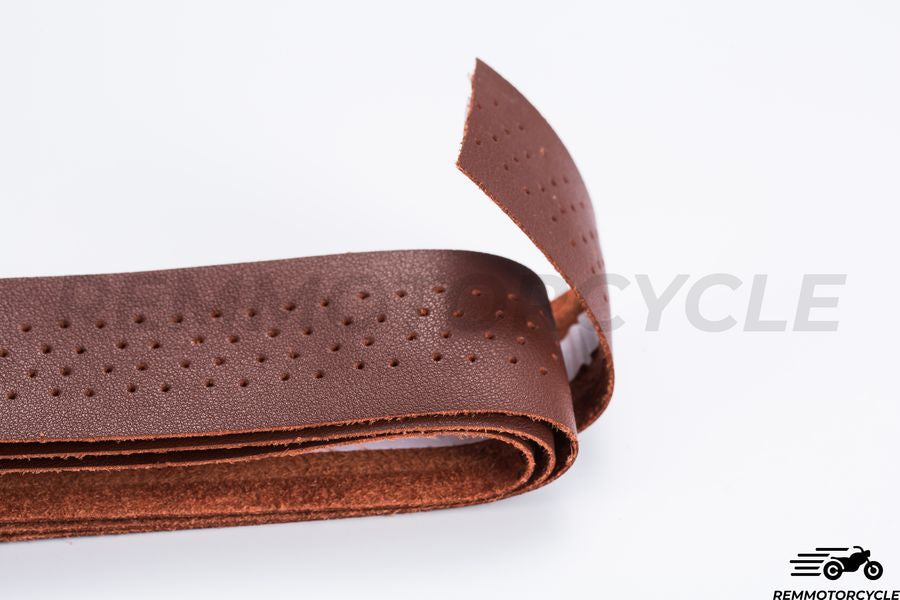 Skórzane uchwyty motocykla / dostępne kilka kolorów